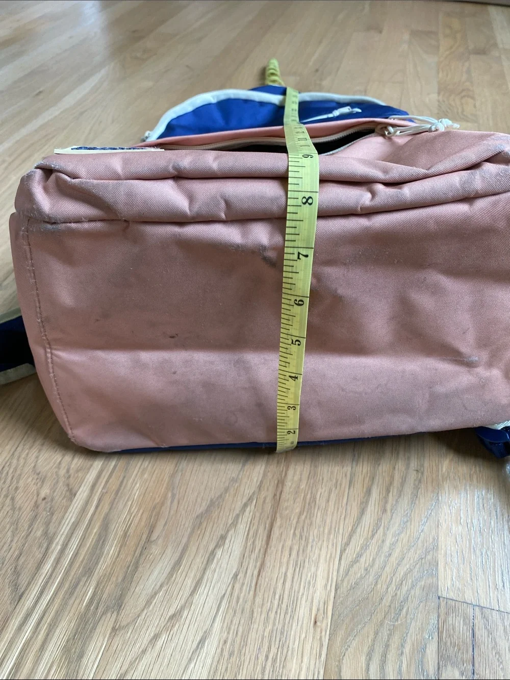 Simple Modern Navy and Blush Two-Tone Kids Backpack